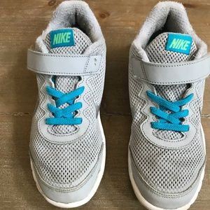 Grey and blue Nike’s